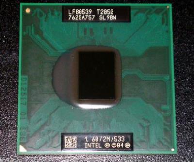 Intel Dual-Core T2050 1.6 GHz 533 MHz